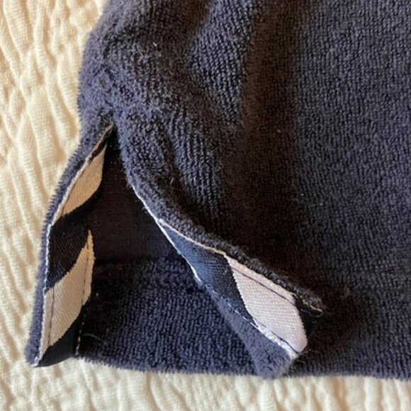 Navy Blue Terry Top - Picture 3 of 4